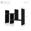کتابخانه رومیزی سه طبقه چوبیکو مدل bookshelf8
