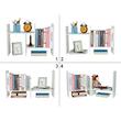 کتابخانه رومیزی سه طبقه چوبیکو مدل bookshelf8