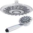 سردوش حمام پاپیروس مدل روشنایی خودکار LED-Crystal مجموعه 2 عددی
