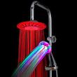 سردوش حمام پاپیروس مدل روشنایی خودکار LED-Crystal مجموعه 2 عددی