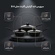 سرویس تابه گرانیتی 6 پارچه گارنت مدل B-6