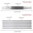 سیخ کباب حیران مدل استیل کد 65 مجموعه 18 عددی به همراه جای سیخ