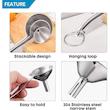 قیف مدل MYAZ KITCHEN TOOLS مجموعه 3 عددی