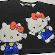 کراپ تی‌شرت آستین کوتاه دخترانه مدل Hello kitty 