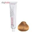 رنگ مو فرامسی مدل glamour شماره 9.34 حجم 100 میلی لیتر رنگ بلوند طلایی مسی خیلی روشن