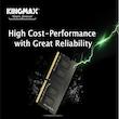 رم لپ تاپ DDR4 تک کاناله 3200 مگاهرتز کینگ مکس مدل GSOH22F-28KHK5 ظرفیت 16 گیگابایت