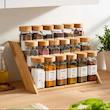 ست جا ادویه 12 پارچه مدل RUBBERWOOD-12 به همراه استند