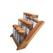 ست جا ادویه 12 پارچه مدل RUBBERWOOD-12 به همراه استند