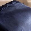 روتختی دو نفره مادام کوکو مدل Alisya Lacivert سایز 240x220 سانتی‌متر