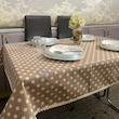 سفره 8 نفره نساجی دُر هنر یزد مدل توپی cotton-nes سایز 150×110 سانتی متر