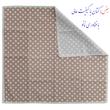 سفره 4 نفره نساجی دُر هنر یزد مدل توپی  cotton-nes سایز 90×90 سانتی متر