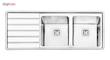 سینک ظرفشویی پرنیان استیل کد Ps 1214 توکار