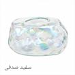 جای دستمال کاغذی مدل دفرمه شیشه ای