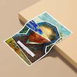 پوستر کارنيکا طرح شب پرستاره فانتزی ون‌گوگ Fantasy Starry Night Van Gogh کد 51303 مجموعه 8 عددی