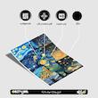 پوستر کارنيکا طرح شب پرستاره فانتزی ون‌گوگ Fantasy Starry Night Van Gogh کد 51303 مجموعه 8 عددی