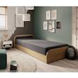 تخت خواب یک نفره ام دی اف مدل S-629 سایز 200×90 سانتی‌متر