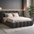 تخت خواب تدی دونفره لوکس مدل پنبه سایز 200×180 سانتی متر