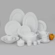 سرویس غذاخوری 102 پارچه چینی زرین ایران سری رادیانس مدل White درجه یک