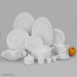 سرویس غذاخوری 102 پارچه چینی زرین ایران سری رادیانس مدل White درجه یک