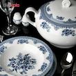 سرویس غذاخوری 28 پارچه چینی زرین ایران سری ایتالیااف مدل Florance 2 درجه عالی