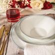 سرویس غذاخوری 35 پارچه چینی زرین ایران سری شهرزاد مدل وایت رز درجه عالی