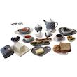 سرویس صبحانه خوری 25 پارچه مدل قلبی کد 2612P25