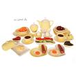 سرویس صبحانه خوری 25 پارچه مدل قلبی کد 2612P25