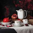 سرویس غذاخوری 98 پارچه چینی زرین ایران سری کواترو مدل مونت کارلو درجه یک