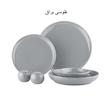 سرویس غذاخوری 18 پارچه 4 نفر گلد کیش مدل آتوسا GK748401
