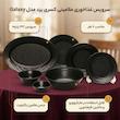 سرویس غذاخوری ملامینی 33 پارچه 6 نفره کسری یزد مدل Galaxy