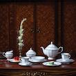 سرویس غذاخوری 103 پارچه 12 نفر چینی زرین ایران مدل فرانسیس سری نئوکلاسیک درجه عالی