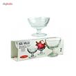 بستنی خوری پاشاباغچه مدل Iceville 51368 بسته 2 عددی