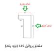 آینه بکلیت مدل دکوراتیو قدی ایستاده MIRR-40-80