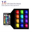 لامپ چراغ خودرو سکن چند حالته مدل 16 رنگ کنترلی پایه T10 کد RGB بسته 2 عددی