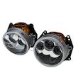 لنز چراغ خودرو ام زد ام مدل L300 pro پایه H7/H4 بسته ۲ عددی