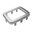 سردنده  خودرو چیکال طرح آبکاری کد P-516-510 مناسب برای پژو 206/پژو 207 به همراه قاب دور دنده
