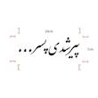 برچسب خودرو صفا طرح پیر شدی پسر