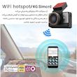 دوربین ثبت وقایع خودرو اتوویژن  مدل P83 4G WiFi به همراه دوربین عقب