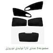 آفتابگیر شیشه کد Tara100 مدل تاشو مناسب برای تارا مجموعه 5 عددی