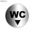 تابلو نشانگر دلفین طرح wc کد 63