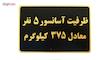 تابلو نشانگر طرح ظرفیت آسانسور 5 نفر مدل MM100