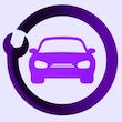 دکمه و بست کمربند ایمنی خودرو چیکال مدل K-268-BLK بسته 5 عددی