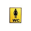 تابلو نشانگر طرح دستشویی ویژه بانوان مدل SWW100
