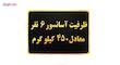 تابلو نشانگر طرح ظرفیت آسانسور 6 نفر مدل MM200