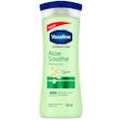 لوسیون بدن وازلین مدل Aloe Soothe حجم 400 میلی‌لیتر نرم‌کننده و آبرسان پوست خشک و معمولی با عصاره آلوئه ورا جذب سریع و حفظ لطافت و نرمی پوست بعد از استحمام