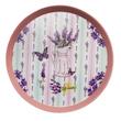 سینی بدون دسته میسا پلاستیک طرح گل کد 3-175 سایز 34×34 سانتی متر