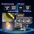 پروژکتور آفرودی موتور سیکلت و خودرو مدل MLX3 بسته دو عددی