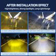 پرژکتور دو کنتاکت خودرو طرح نقطه ای مدل Spot Light بسته دو عددی 