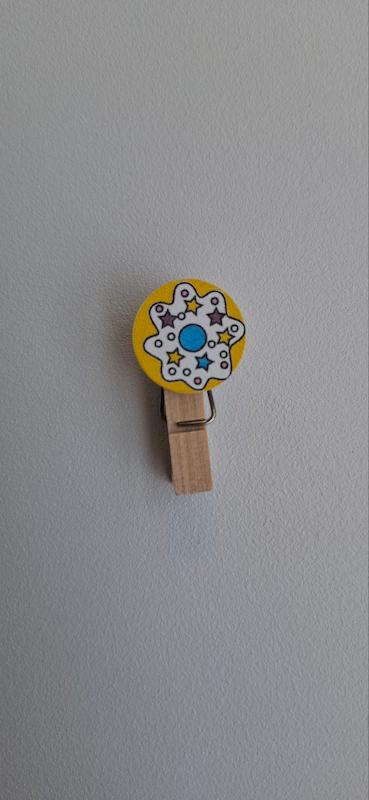 گیره چوبی کاغذ طرح ۳
