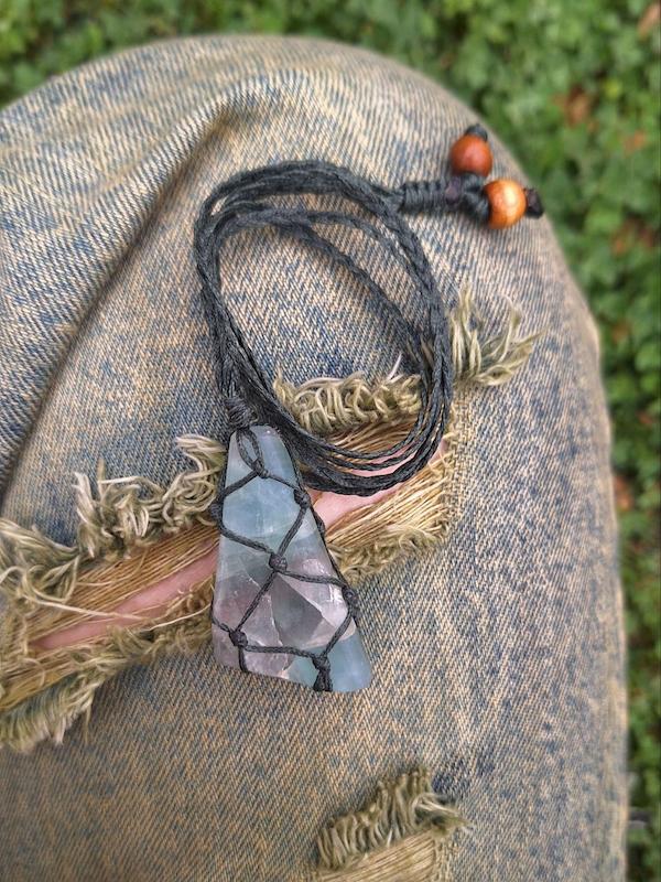 گردنبند سنگی فلوریت